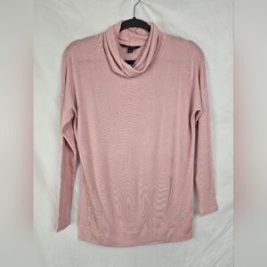 Lauren Ralph Lauren Luxe Soft Modal Mock Neck Relaxed Sweater Top sz XS